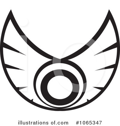 Royalty-Free (RF) Wings Clipart Illustration by Vector Tradition SM - Stock Sample #1065347