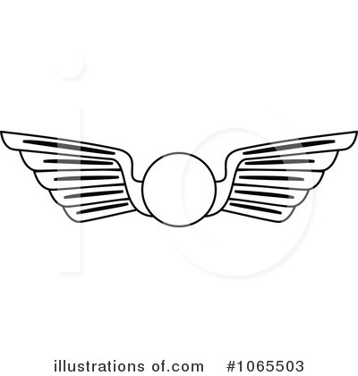 Wing Logos Clipart #1065503 by Vector Tradition SM
