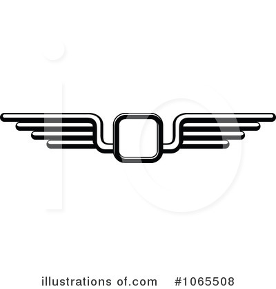 Royalty-Free (RF) Wings Clipart Illustration by Vector Tradition SM - Stock Sample #1065508