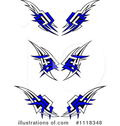 Royalty-Free (RF) Wings Clipart Illustration by Vector Tradition SM - Stock Sample #1118348