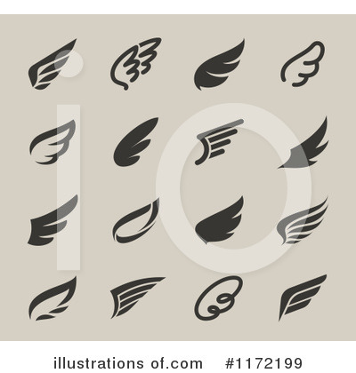 Wing Logos Clipart #1172199 by elena
