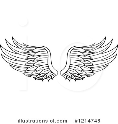 Royalty-Free (RF) Wings Clipart Illustration by Vector Tradition SM - Stock Sample #1214748