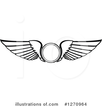 Royalty-Free (RF) Wings Clipart Illustration by Vector Tradition SM - Stock Sample #1270964
