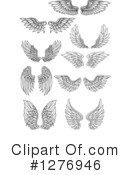 Wings Clipart #1276946 by Vector Tradition SM