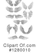 Wings Clipart #1280010 by Vector Tradition SM