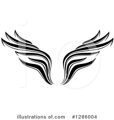 Royalty-Free (RF) Wings Clipart Illustration by Cherie Reve - Stock Sample #1286004