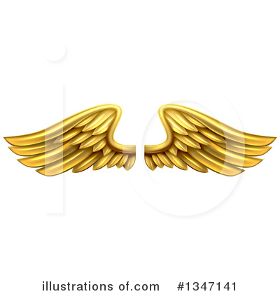 Wings Clipart #1347141 by AtStockIllustration