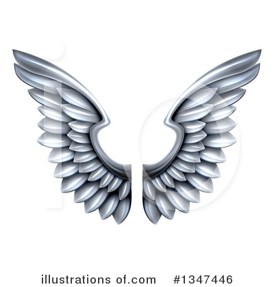 Wings Clipart #1347446 by AtStockIllustration