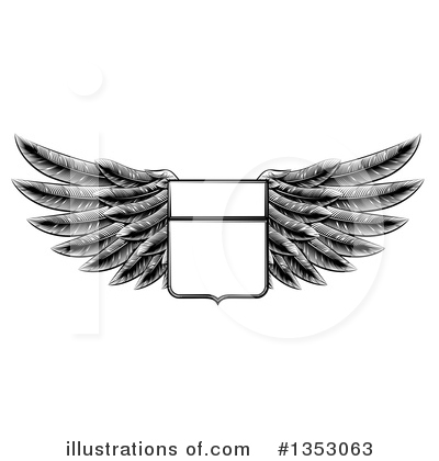 Wings Clipart #1353063 by AtStockIllustration