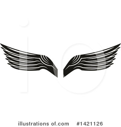 Royalty-Free (RF) Wings Clipart Illustration by Vector Tradition SM - Stock Sample #1421126