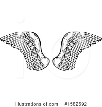 Royalty-Free (RF) Wings Clipart Illustration by Vector Tradition SM - Stock Sample #1582592