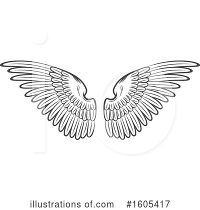 Wing Clipart #1605417 by Vector Tradition SM