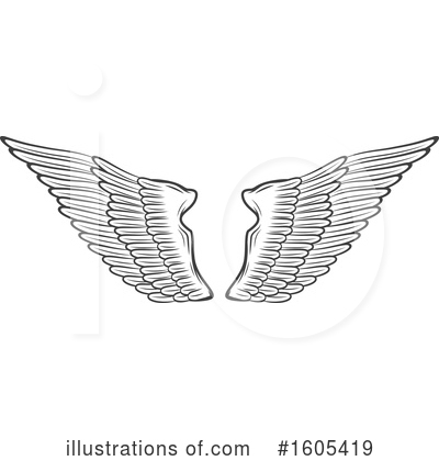 Wing Clipart #1605419 by Vector Tradition SM
