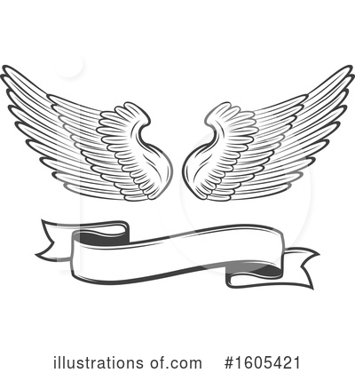 Royalty-Free (RF) Wings Clipart Illustration by Vector Tradition SM - Stock Sample #1605421