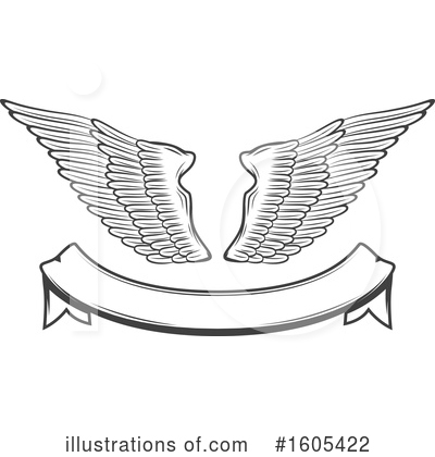Wing Clipart #1605422 by Vector Tradition SM