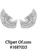 Wings Clipart #1687035 by AtStockIllustration