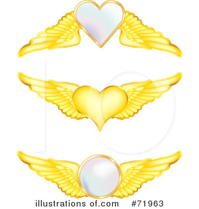 Royalty-Free (RF) Wings Clipart Illustration by inkgraphics - Stock Sample #71963
