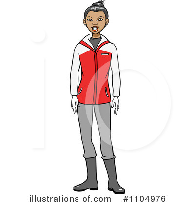 Royalty-Free (RF) Winter Apparel Clipart Illustration by Cartoon Solutions - Stock Sample #1104976