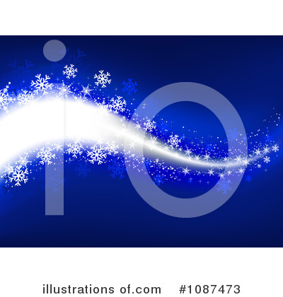 Royalty-Free (RF) Winter Background Clipart Illustration by KJ Pargeter - Stock Sample #1087473