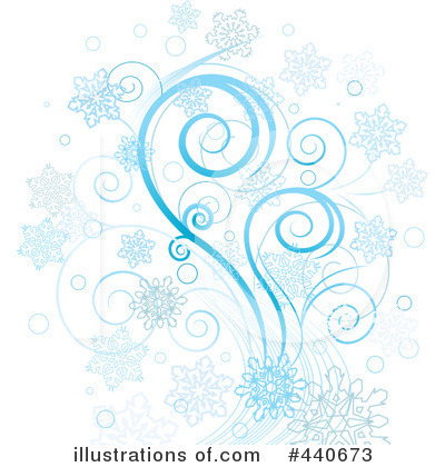 Snowflake Background Clipart #440673 by Pushkin