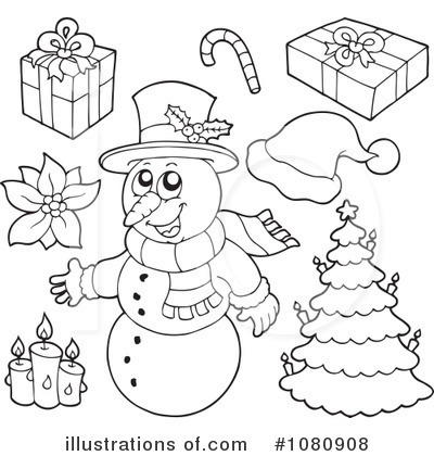 Royalty-Free (RF) Winter Clipart Illustration by visekart - Stock Sample #1080908