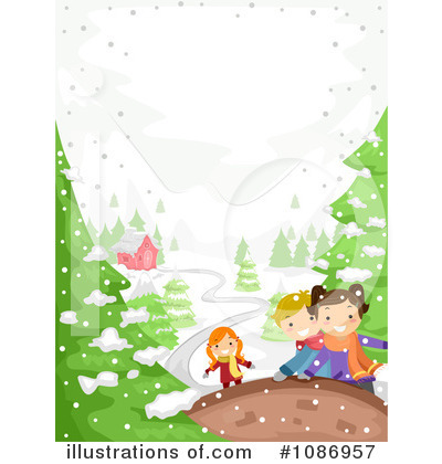Royalty-Free (RF) Winter Clipart Illustration by BNP Design Studio - Stock Sample #1086957