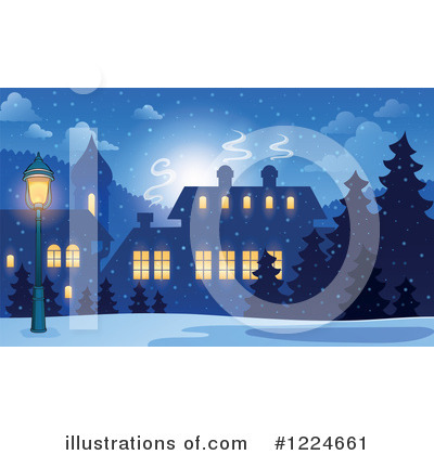 Royalty-Free (RF) Winter Clipart Illustration by visekart - Stock Sample #1224661