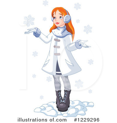 Snowflakes Clipart #1229296 by Pushkin