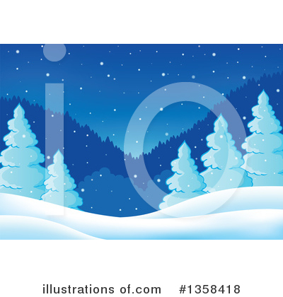 Snowing Clipart #1358418 by visekart