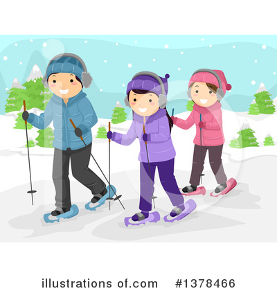 Snowing Clipart #1378466 by BNP Design Studio