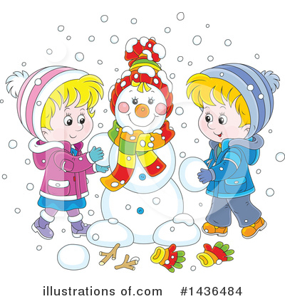 Royalty-Free (RF) Winter Clipart Illustration by Alex Bannykh - Stock Sample #1436484