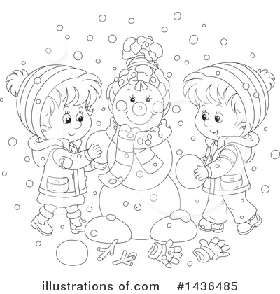 Royalty-Free (RF) Winter Clipart Illustration by Alex Bannykh - Stock Sample #1436485