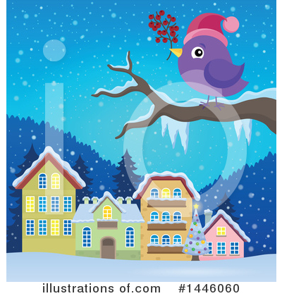 Royalty-Free (RF) Winter Clipart Illustration by visekart - Stock Sample #1446060