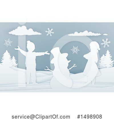 Snowman Clipart #1498908 by AtStockIllustration