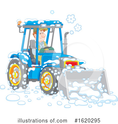 Tractor Clipart #1620295 by Alex Bannykh