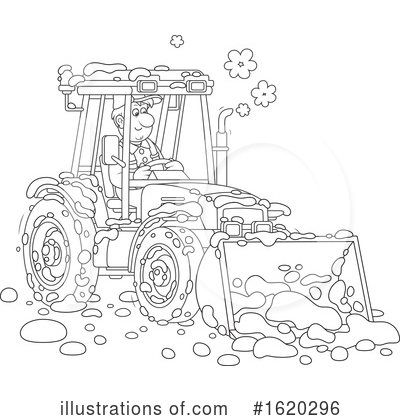 Tractor Clipart #1620296 by Alex Bannykh