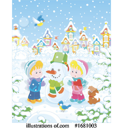 Royalty-Free (RF) Winter Clipart Illustration by Alex Bannykh - Stock Sample #1681003