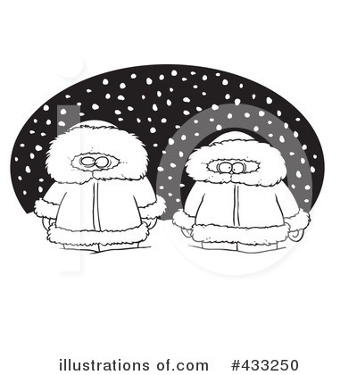 Snowing Clipart #433250 by toonaday