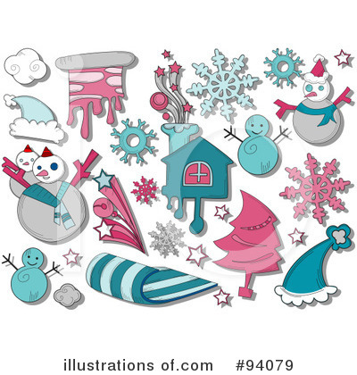 Royalty-Free (RF) Winter Clipart Illustration by BNP Design Studio - Stock Sample #94079