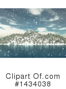 Winter Landscape Clipart #1434038 by KJ Pargeter