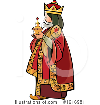 Royalty-Free (RF) Wise Man Clipart Illustration by Lal Perera - Stock Sample #1616981