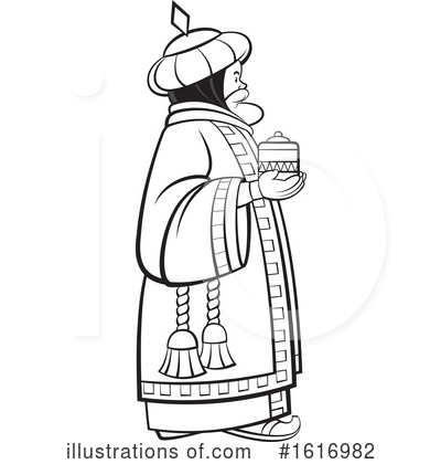 Wise Man Clipart #1616982 by Lal Perera
