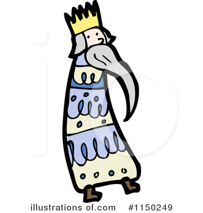 Royalty-Free (RF) Wise Men Clipart Illustration by lineartestpilot - Stock Sample #1150249