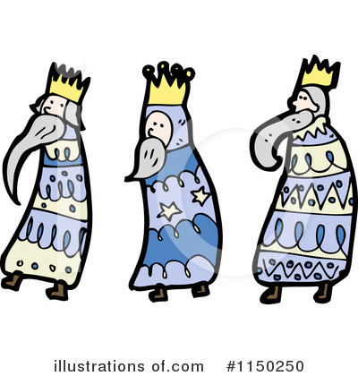Three Wise Men Clipart #1150250 by lineartestpilot