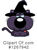 Witch Cat Clipart #1267942 by Cory Thoman