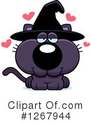 Witch Cat Clipart #1267944 by Cory Thoman
