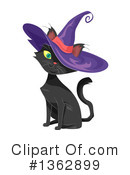 Witch Cat Clipart #1362899 by BNP Design Studio