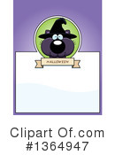 Witch Cat Clipart #1364947 by Cory Thoman