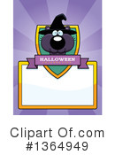 Witch Cat Clipart #1364949 by Cory Thoman