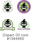 Witch Cat Clipart #1364950 by Cory Thoman